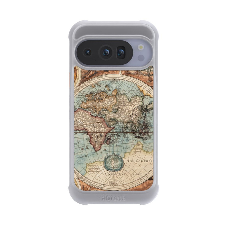 Pixel 10 Pro NIVOmax Carte du Monde Ancienne