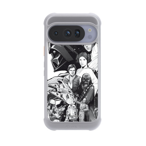 Google Pixel 10 Pro NIVOmax StarWars Charaktere - Schwarz-Weiß