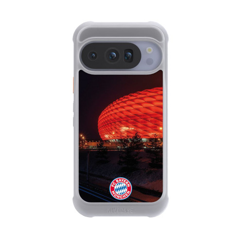 Google Pixel 10 Pro NIVOmax Allianz Arena bei Nacht FCB