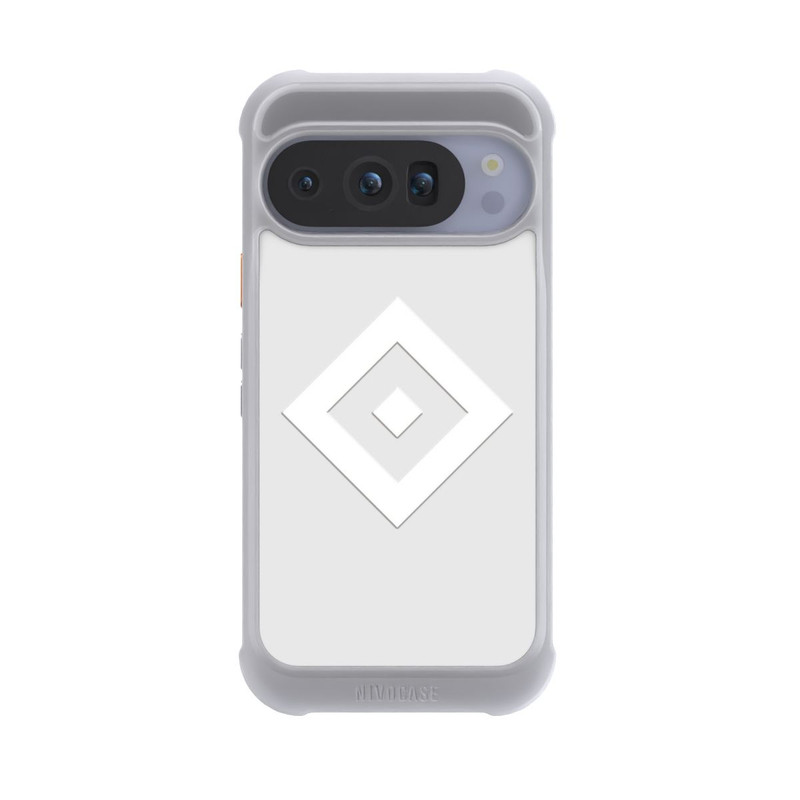 Pixel 10 Pro NIVOmax Rauten Logo auf HSV Grau