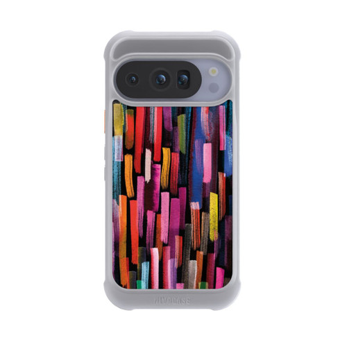 Google Pixel 10 Pro NIVOmax Coups De Pinceaux Colorés Noir