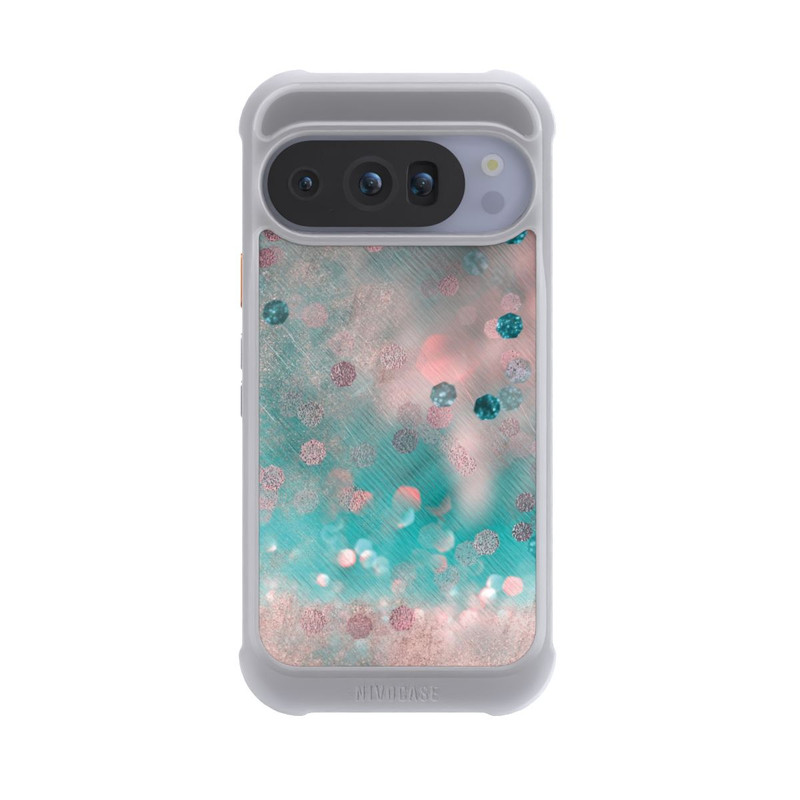 Pixel 10 Pro NIVOmax Turquoise Glamour Glitter Look