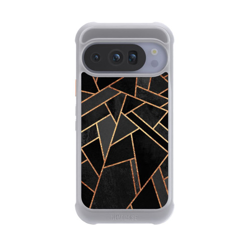 Google Pixel 10 Pro NIVOmax Schwarze Nacht Gold Druck
