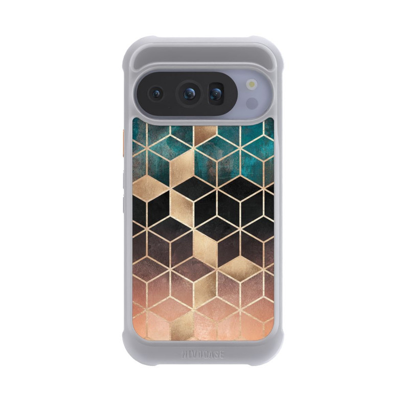 Pixel 10 Pro NIVOmax Ombre Traum Würfel Gold Druck