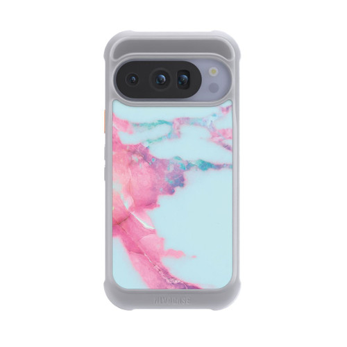 Google Pixel 10 Pro NIVOmax Light Blue Iridescent Vein Marble