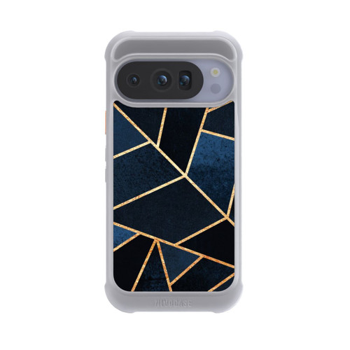 Google Pixel 10 Pro NIVOmax Navy Stein Golddruck