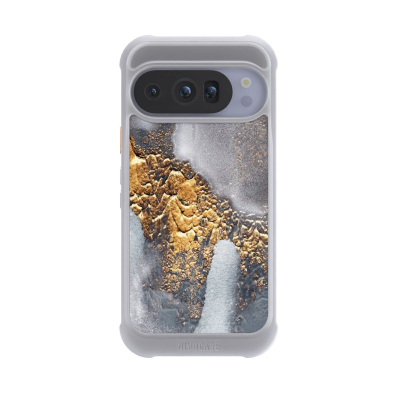 Pixel 10 Pro NIVOmax Beton-Gold-Glitzerlook