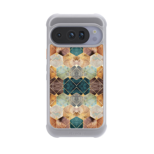 Google Pixel 10 Pro NIVOmax Naturfarbene Sechsecke und Diamanten