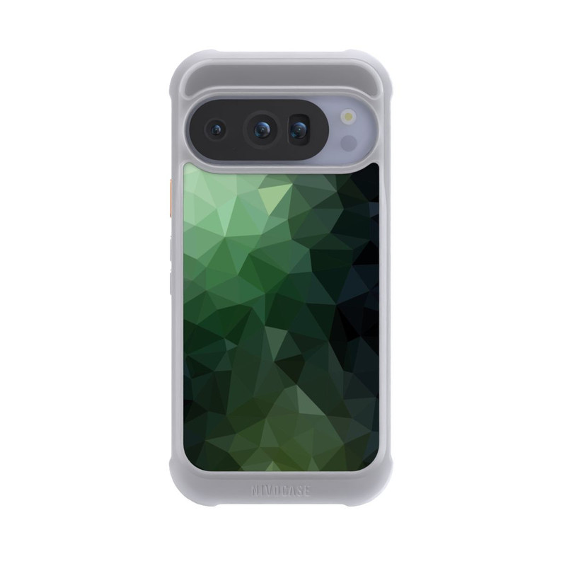 Pixel 10 Pro NIVOmax Polygonal Mosaic Green
