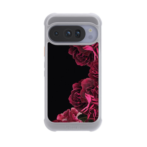 Google Pixel 10 Pro NIVOmax Vintage Rosen auf Schwarz
