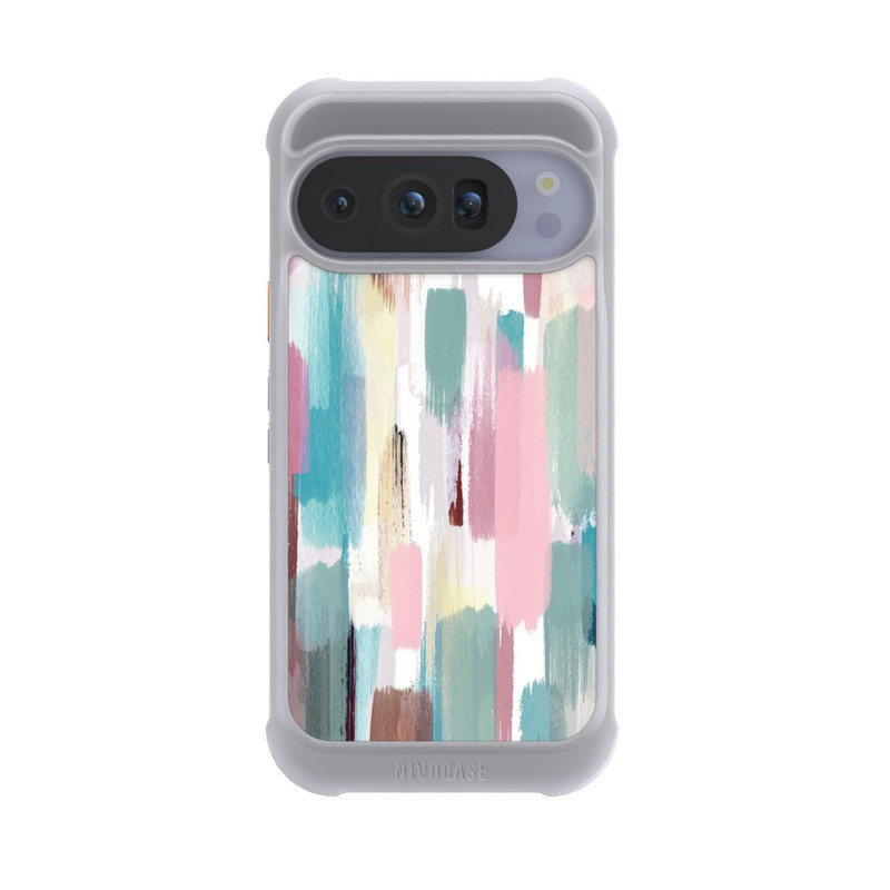 Pixel 10 Pro NIVOmax Abstract Brushstrokes Pastel Shades