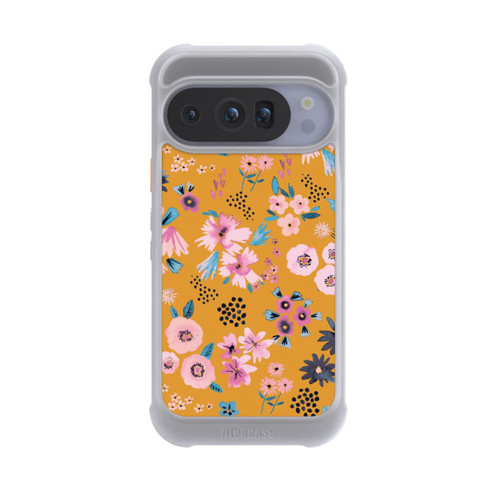 Google Pixel 10 Pro NIVOmax Petites Fleurs Jaune Moutarde
