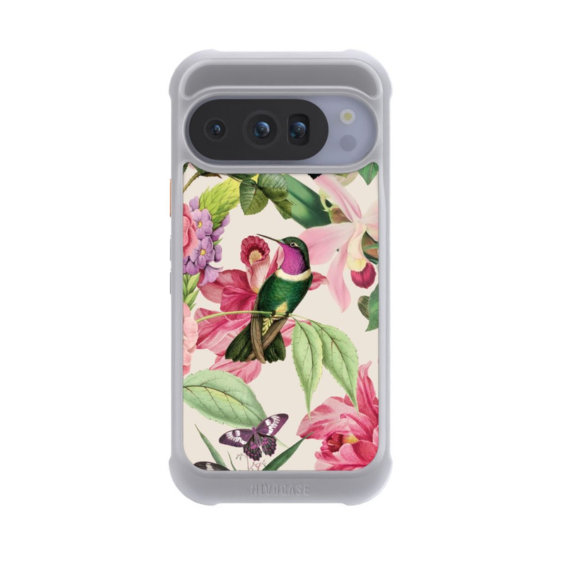 Pixel 10 Pro NIVOmax Kolibris und Rosen Muster