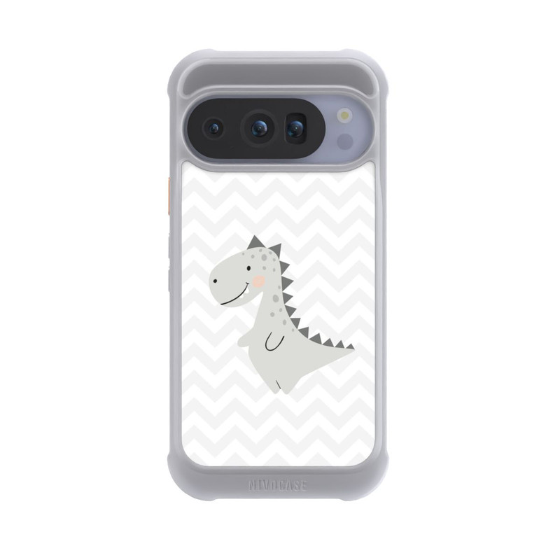 Pixel 10 Pro NIVOmax Grauer Dino