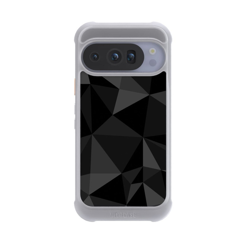 Pixel 10 Pro NIVOmax Motif Polygone Noir