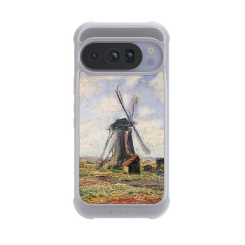 Google Pixel 10 Pro NIVOmax Tulpenfelder mit der Rijnsburger Windmühle von Claude Monet
