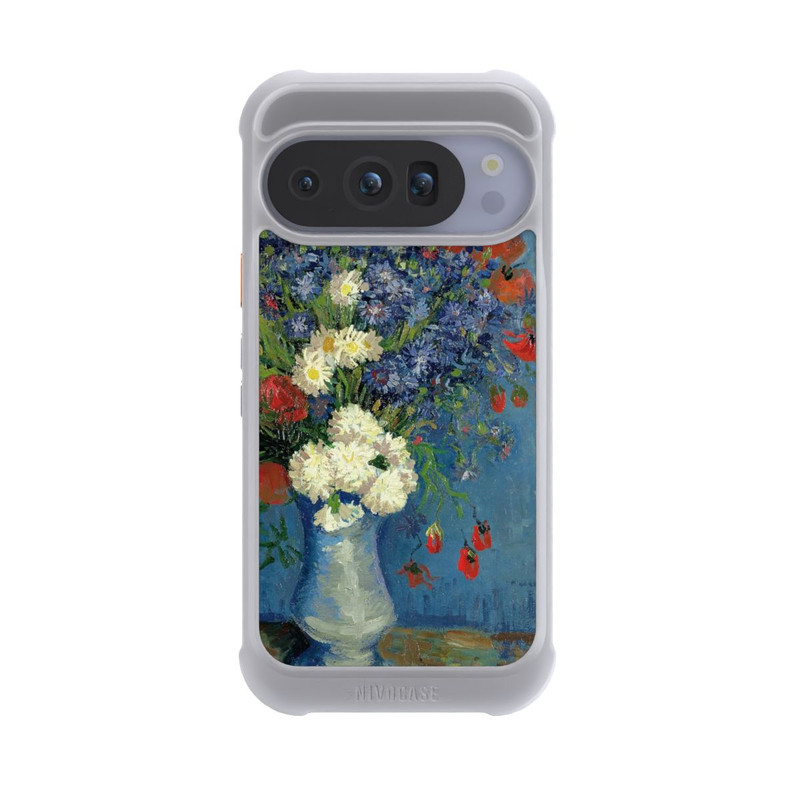 Pixel 10 Pro NIVOmax Stillleben Vase mit Kornblumen und Mohnblumen von Vincent Van Gogh