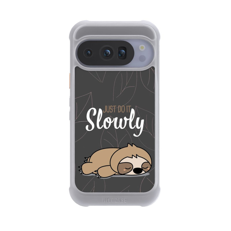Pixel 10 Pro NIVOmax Just Do It Slowly Sloth Grey