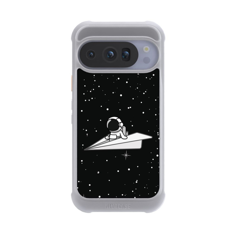 Pixel 10 Pro NIVOmax Astronaut Paper Plane Comic