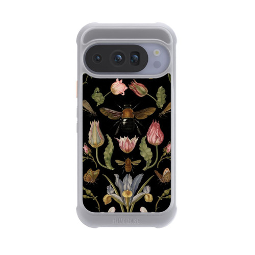 Google Pixel 10 Pro NIVOmax Wildblumen und Biene Schwarz