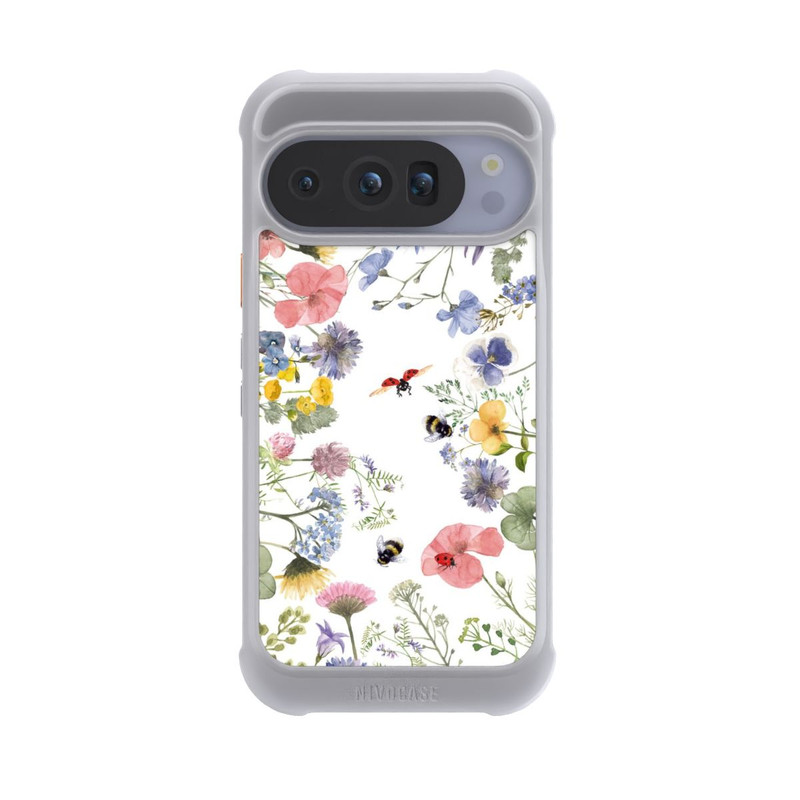 Pixel 10 Pro NIVOmax Colourful Spring Flowers and Bees