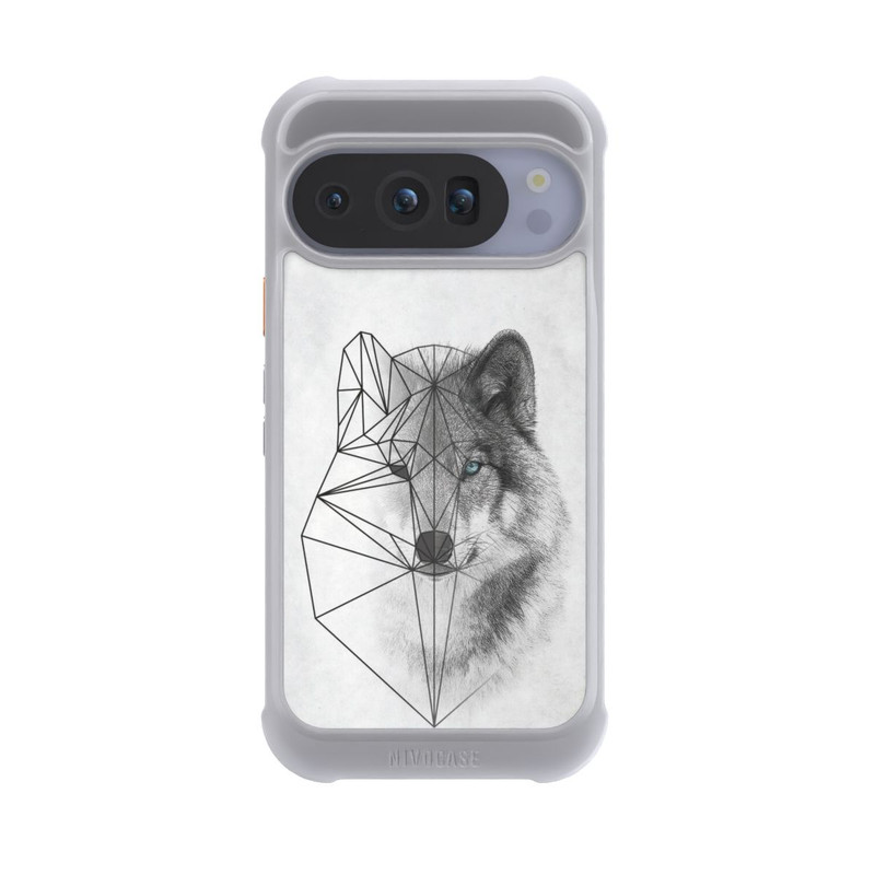 Pixel 10 Pro NIVOmax Polygonaler Wolf