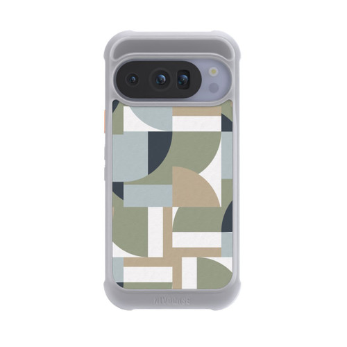 Google Pixel 10 Pro NIVOmax Polygones futuristes du Bauhaus Beige