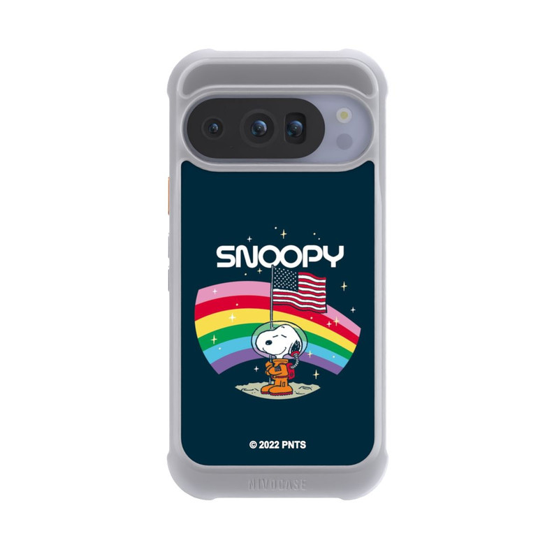 Pixel 10 Pro NIVOmax Snoopy Weltraumreisender Regenbogen