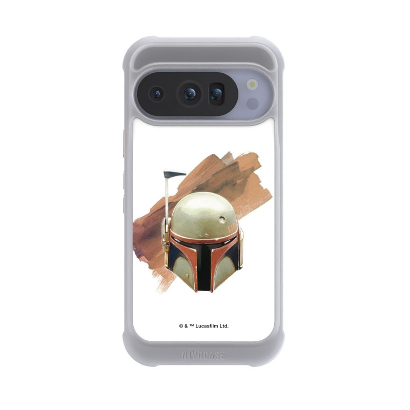 Pixel 10 Pro NIVOmax Boba Fett Helm Weiß