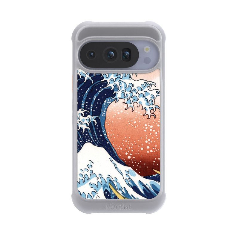 Pixel 10 Pro NIVOmax La Grande Vague de Kanagawa Rouge