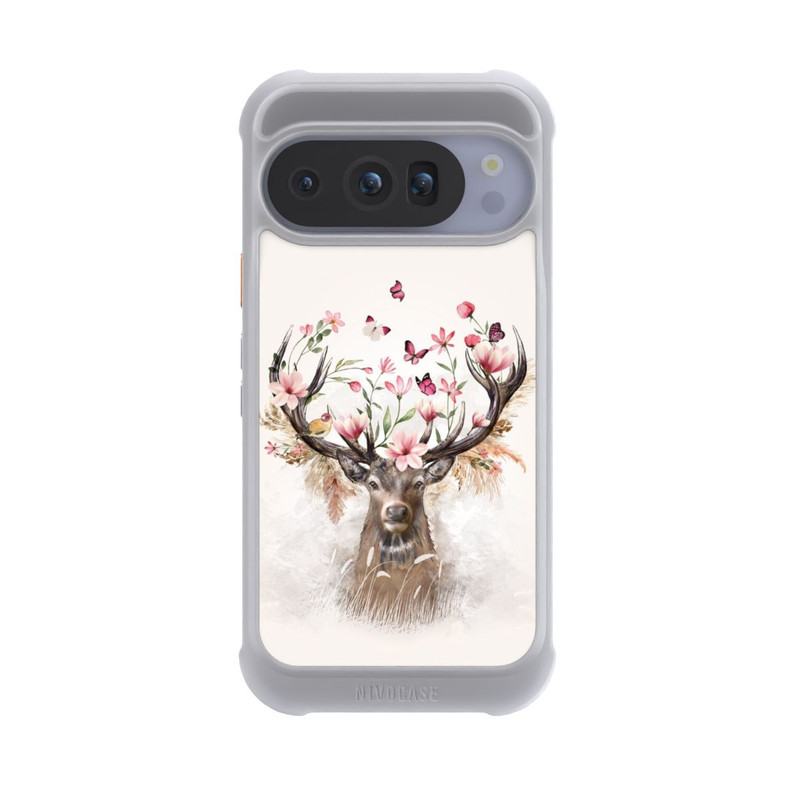Pixel 10 Pro NIVOmax Deer Flowers Antlers