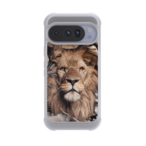 Google Pixel 10 Pro NIVOmax Löwe Blumenrahmen Beige