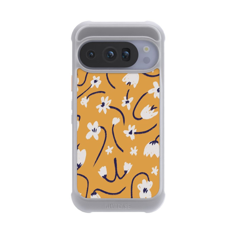 Pixel 10 Pro NIVOmax Pattern Petites Fleurs Jaunes