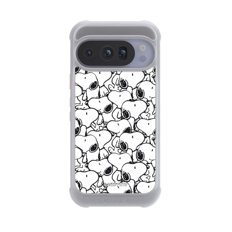 Pixel 10 Pro NIVOmax Snoopy Pattern Noir & Blanc