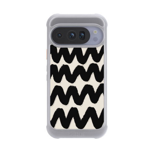 Google Pixel 10 Pro NIVOmax Vagues Noires Pattern
