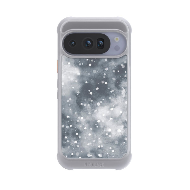 Pixel 10 Pro NIVOmax Abstrakter Winterschneehimmel
