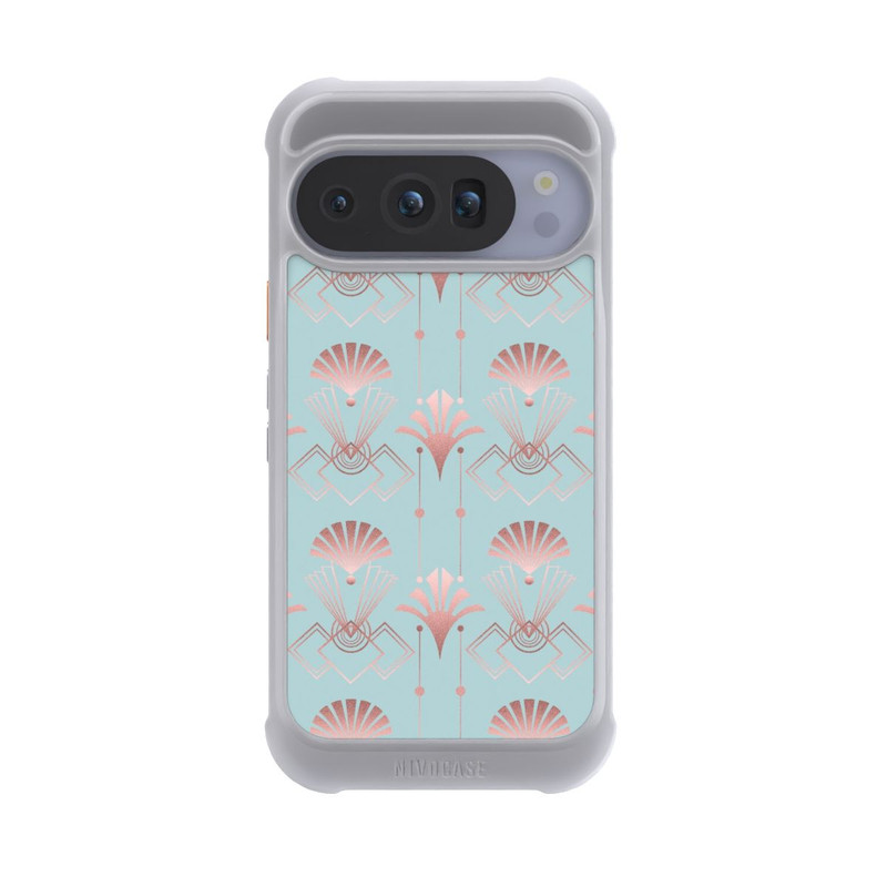 Pixel 10 Pro NIVOmax Art Deco Rose Gold Elegance Blue