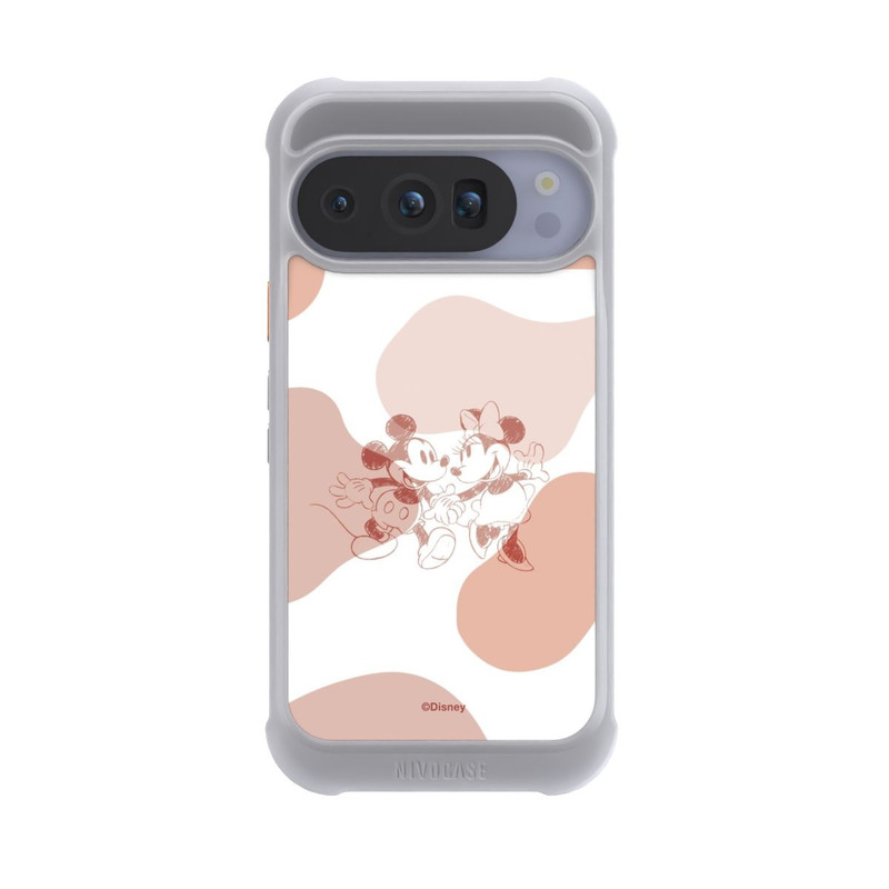 Pixel 10 Pro NIVOmax Mickey et Minnie se tiennent la main Boho