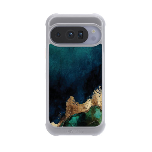 Google Pixel 10 Pro NIVOmax Petrolblau mit Gold
