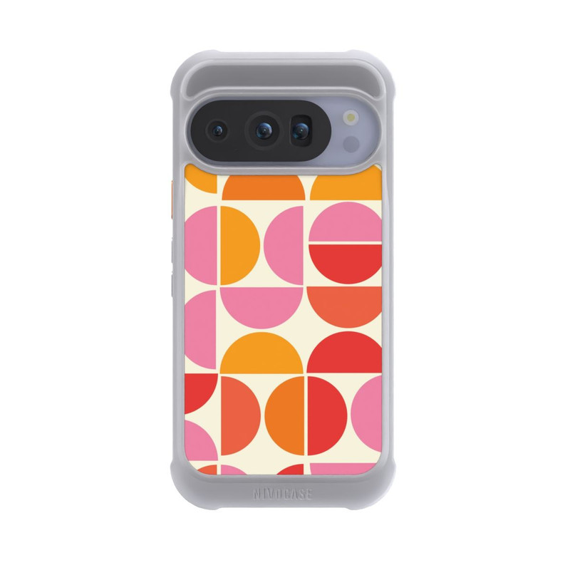 Pixel 10 Pro NIVOmax Retro Trend Pattern Orange