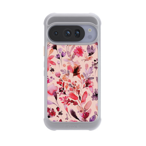 Google Pixel 10 Pro NIVOmax Künstlerische Blumen Viva Magenta