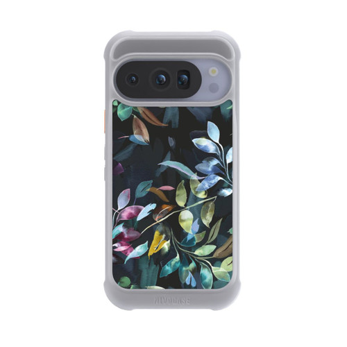 Google Pixel 10 Pro NIVOmax Mystische Aquarellblätter schwarz