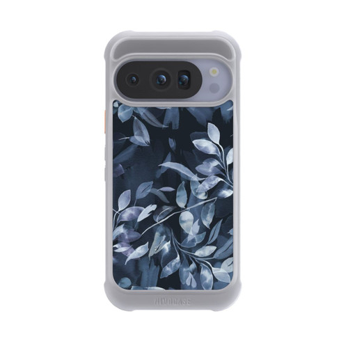 Google Pixel 10 Pro NIVOmax Aquarelle Feuilles Mystiques Marine
