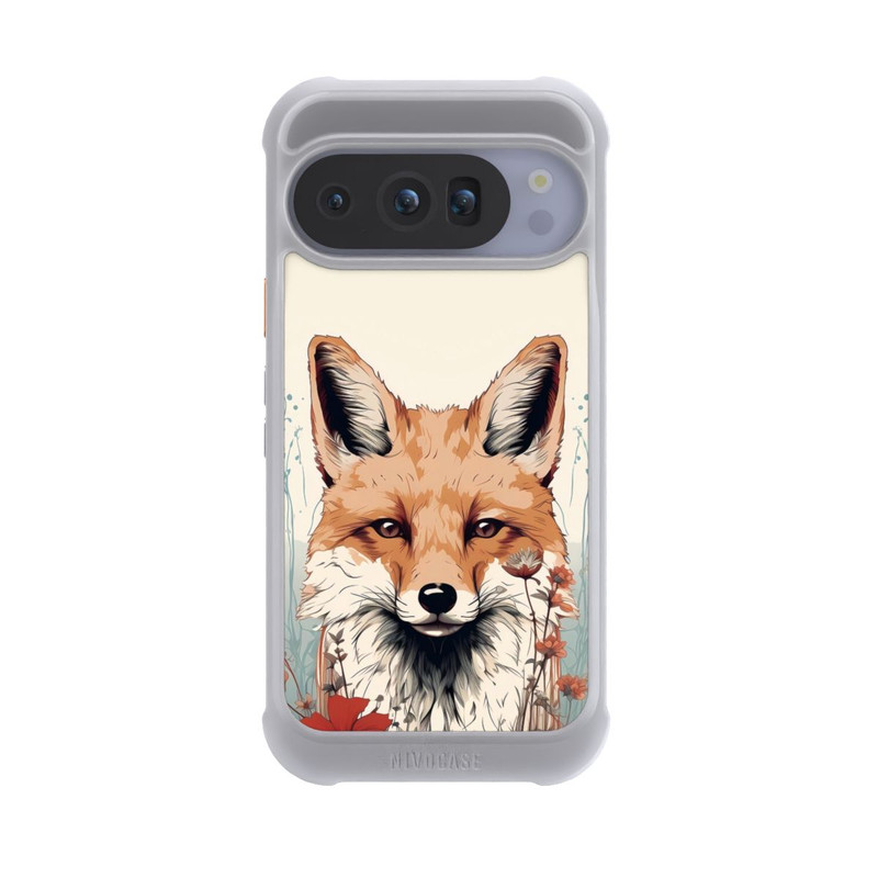 Pixel 10 Pro NIVOmax  Fox with Flowers