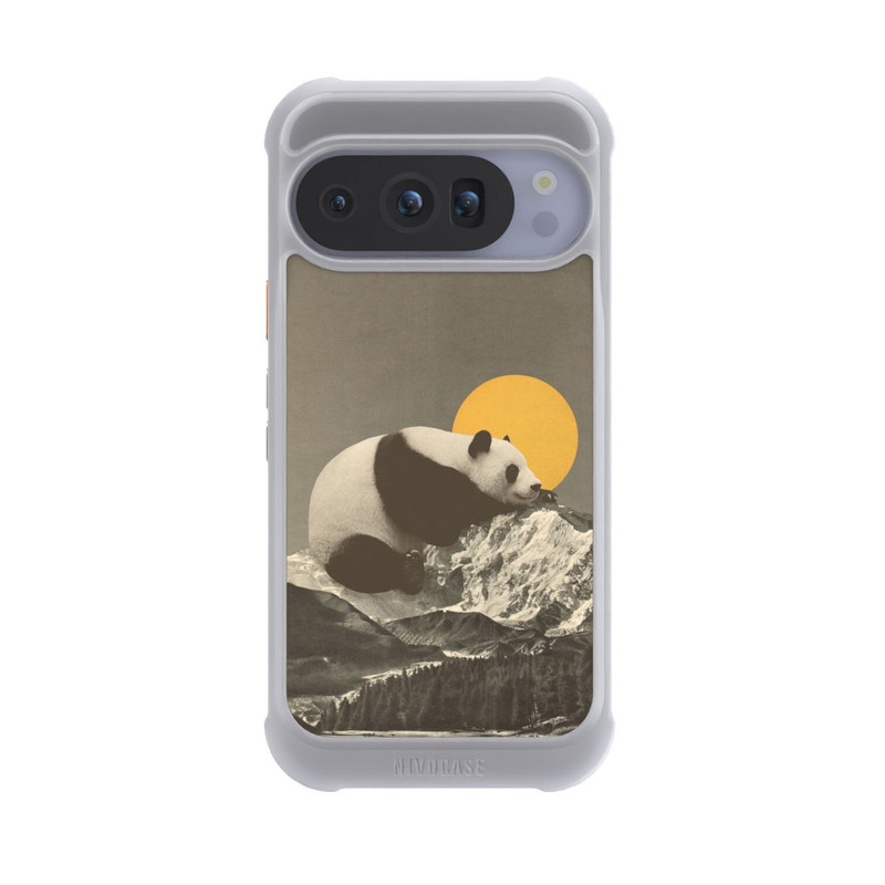 Pixel 10 Pro NIVOmax Riesenpanda macht ein Nickerchen