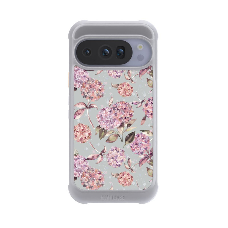 Pixel 10 Pro NIVOmax Pastel Magic Hydrangea Floral Watercolor Pink