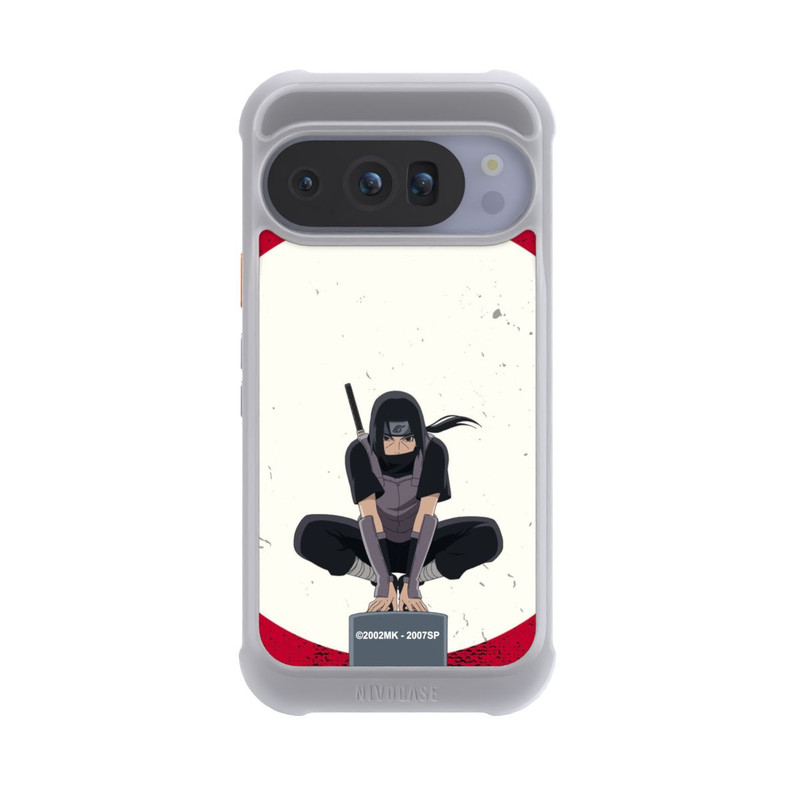 Pixel 10 Pro NIVOmax Itachi Uchiha Symbol Roter Hintergrund