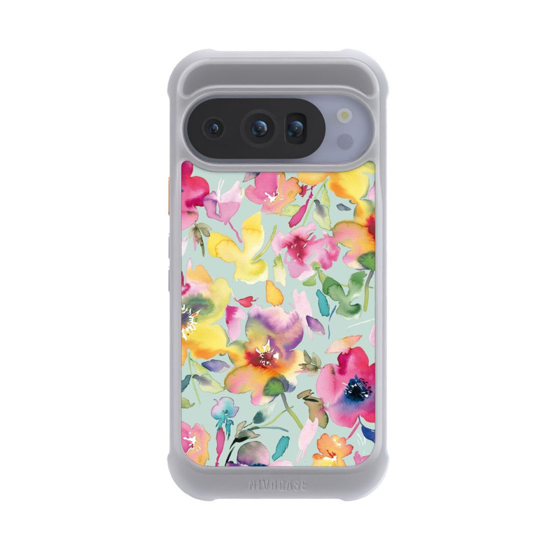 Pixel 10 Pro NIVOmax Artistique été floral psychédélique