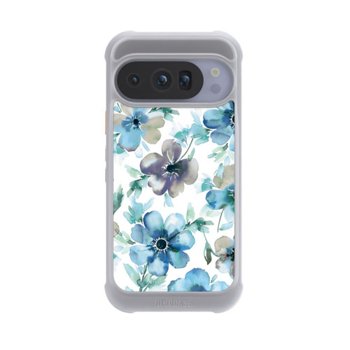 Google Pixel 10 Pro NIVOmax Blue Flower Pattern Trendy