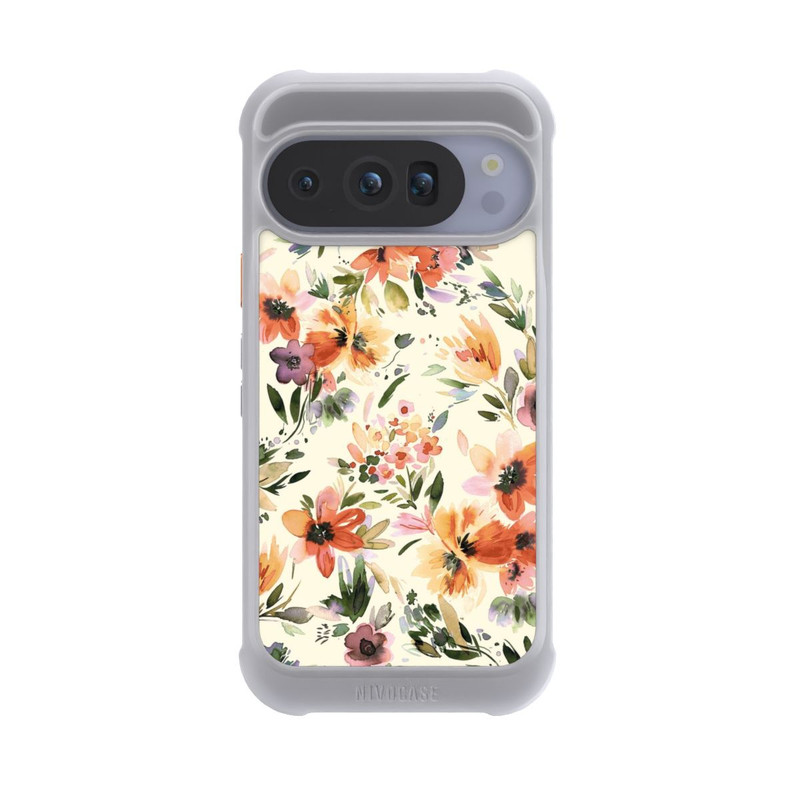 Pixel 10 Pro NIVOmax Summer Artistic Flowers Ivory